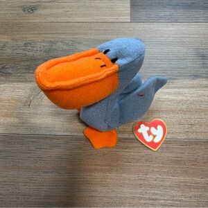 Vintage (1993) McDonald’s TY Teenie Beanie Babies SCOOP the Pelican w/Tag Off 6”